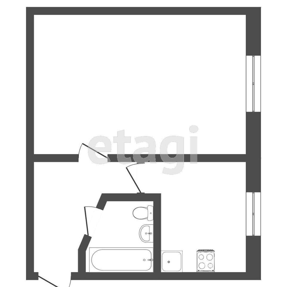 квартира г Надым ул Комсомольская 12/2 фото 14