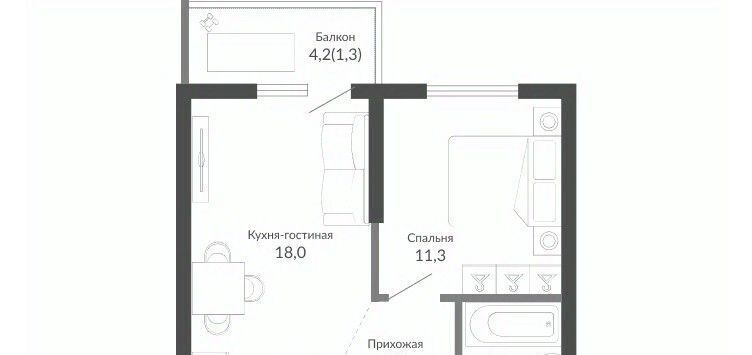 квартира г Новороссийск р-н Центральный ЖК Облака 2 фото 1