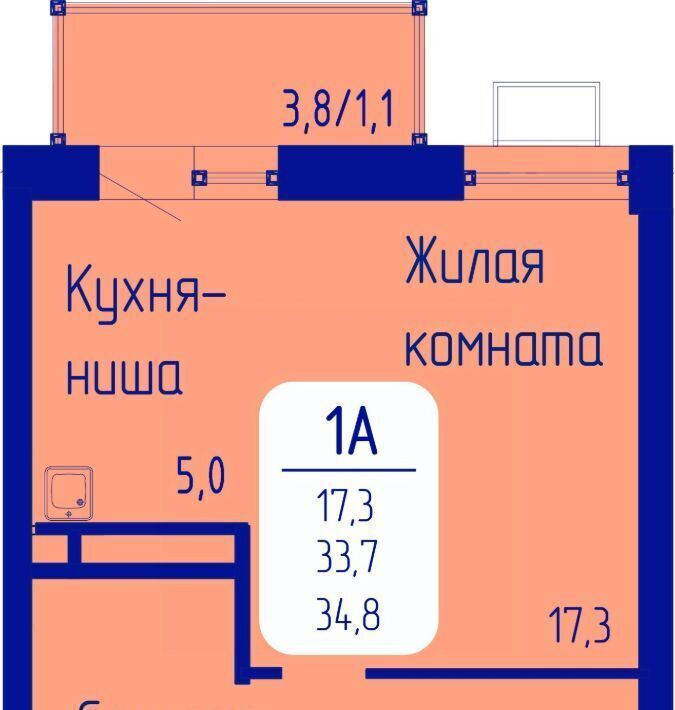 квартира г Красноярск р-н Октябрьский пр-кт Свободный фото 1