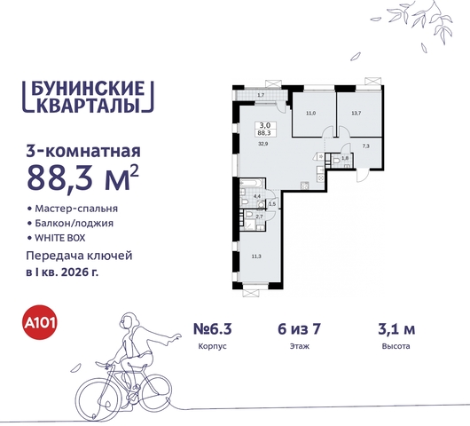 ЖК Бунинские Кварталы метро Улица Горчакова метро Коммунарка пр-кт Куприна 2 Сосенское, Ольховая, Бунинская аллея фото