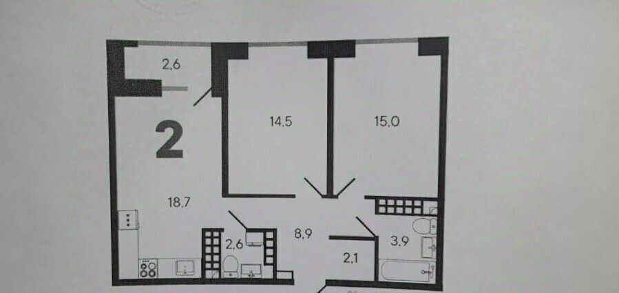 квартира г Екатеринбург Чкаловская ул Щербакова 148/2 фото 3