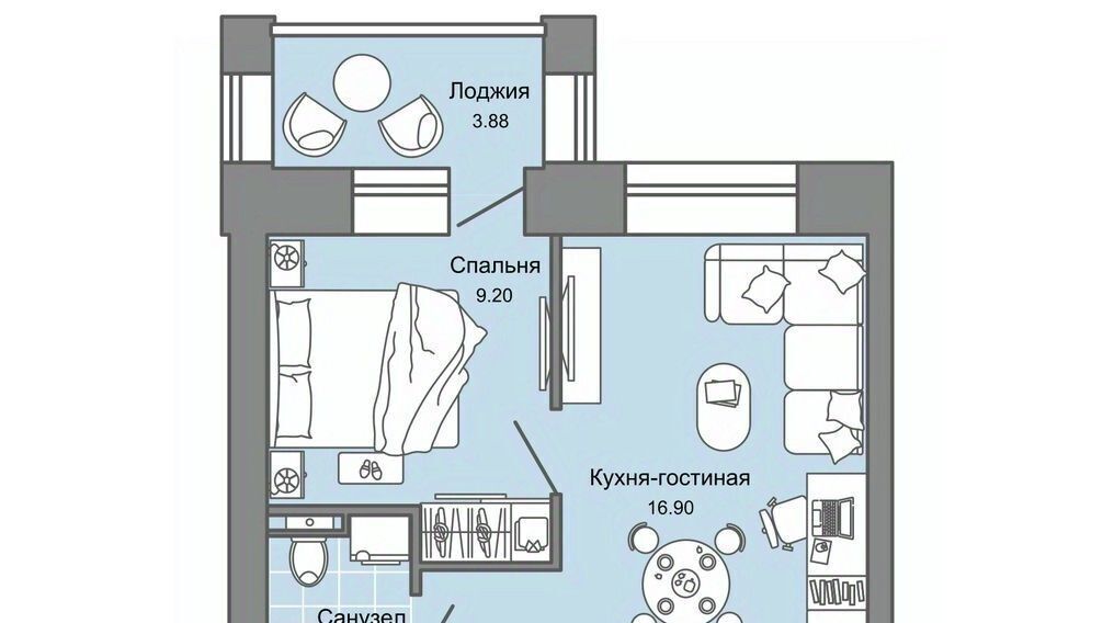 квартира г Киров р-н Ленинский ЖК Урванцево Знак жилой комплекс фото 1