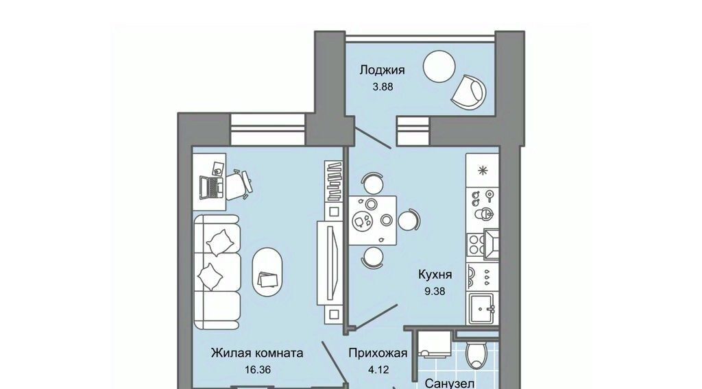 квартира г Киров р-н Ленинский ЖК Урванцево Знак жилой комплекс фото 1