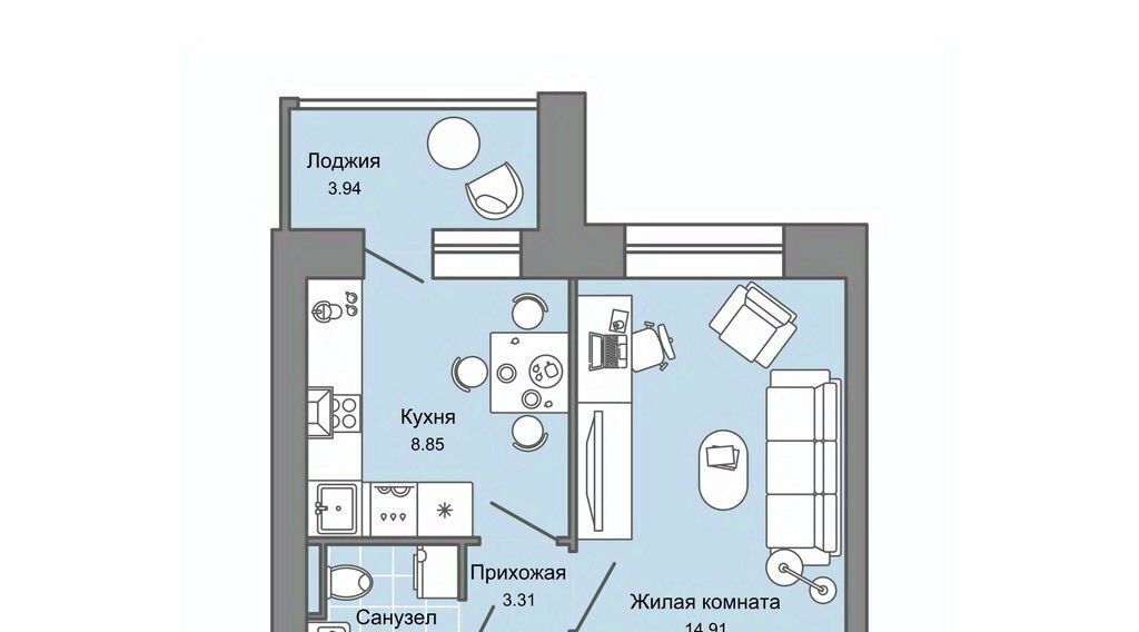 квартира г Киров р-н Ленинский ЖК Урванцево Знак жилой комплекс фото 1