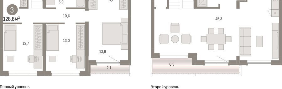 квартира г Новосибирск р-н Октябрьский Речной вокзал ул Большевистская с 49 фото 2