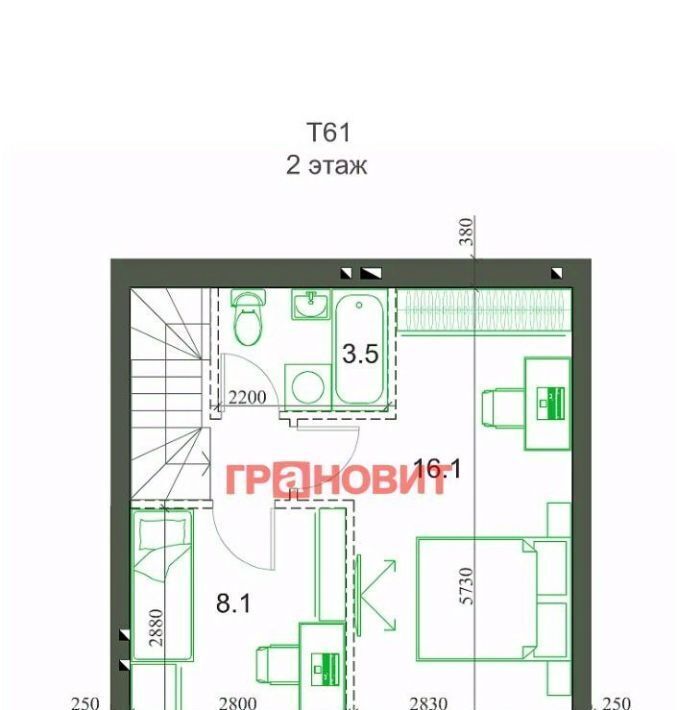 квартира р-н Новосибирский п Садовый р-н мкр Березки-3 Станционный сельсовет, 8, Новосибирск фото 13