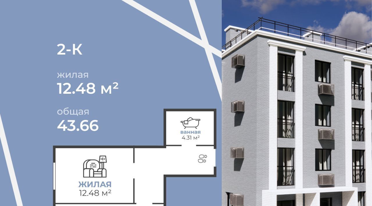квартира г Волгоград р-н Дзержинский ул Новодвинская 20а фото 2