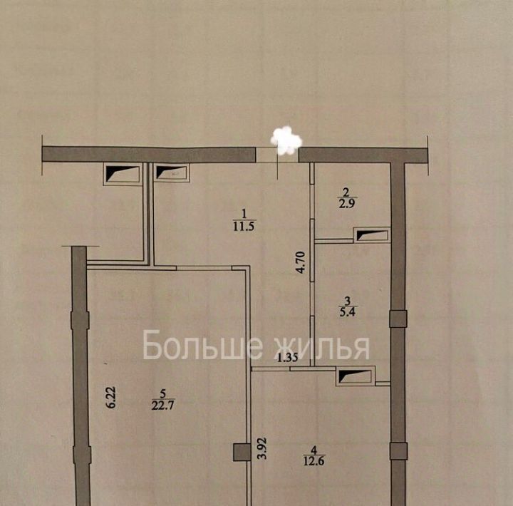 квартира г Волгоград р-н Дзержинский ул 8-й Воздушной Армии 6б фото 11