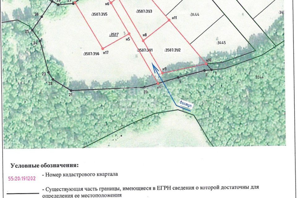 земля р-н Омский с Пушкино коттеджный поселок "Русский стиль" Русский стиль фото 1