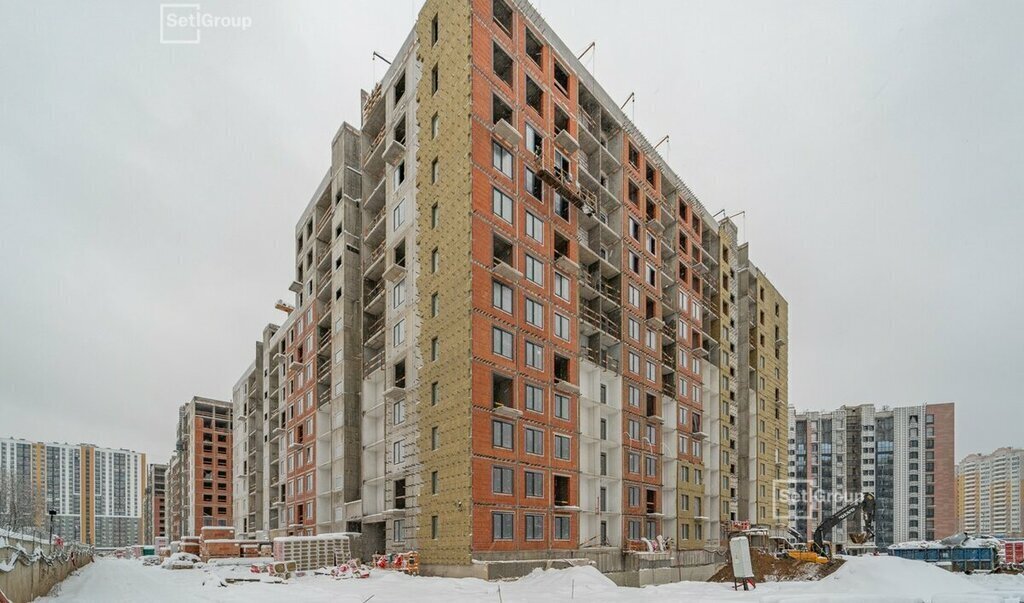 квартира г Санкт-Петербург метро Комендантский Проспект р-н Приморский муниципальный округ Коломяги, жилой комплекс Прайм Приморский фото 19