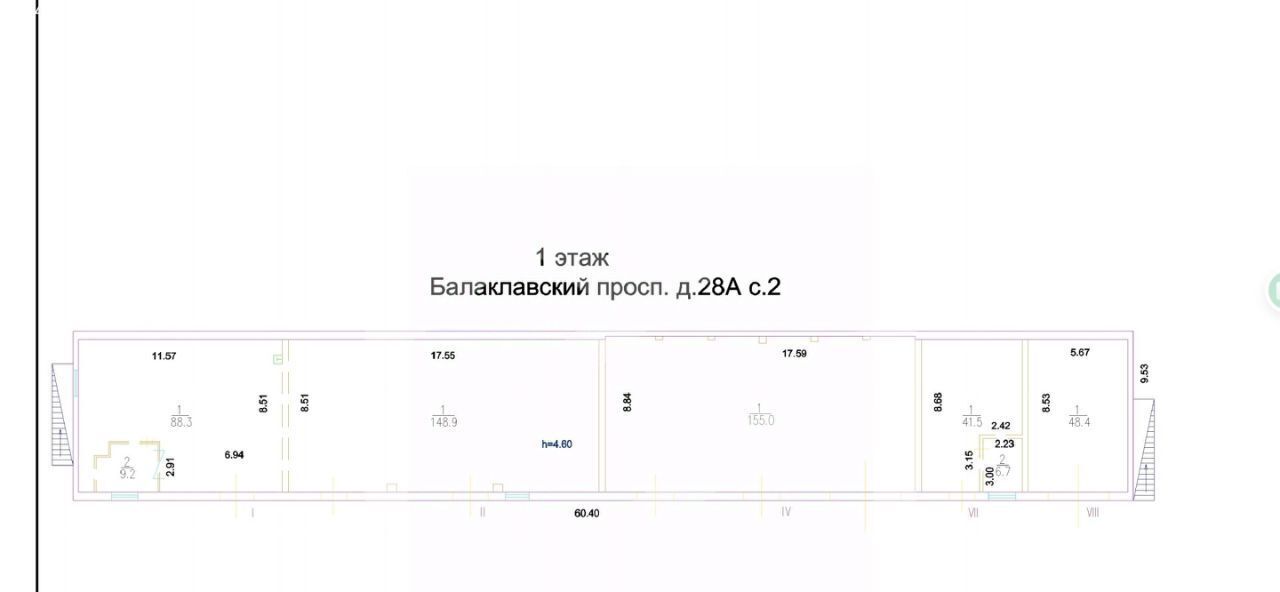 производственные, складские г Москва метро Севастопольская пр-кт Балаклавский 28ас/1 фото 11