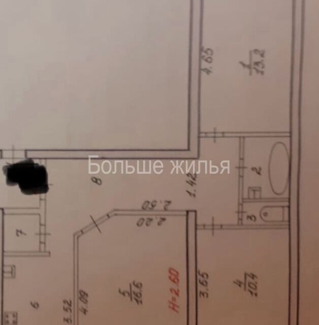 квартира городской округ Волгоград, Нижняя Ельшанка, улица Казахская, 16 / Новосибирская улица, 68 фото 6