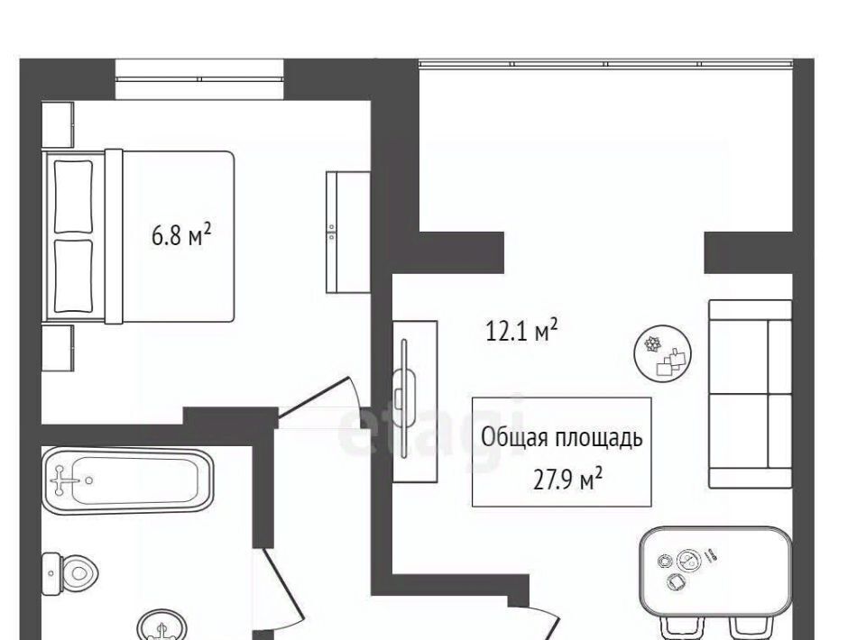 квартира г Новосибирск Заельцовская Северный ул Тамбовская 39 фото 24