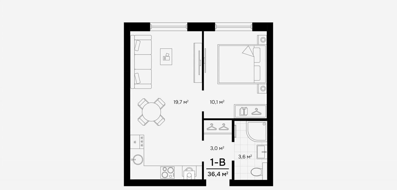 квартира г Астрахань р-н Кировский ул Куликова PROGRESS Альбион фото 9