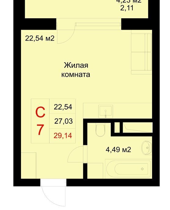 квартира г Казань ул Рауиса Гареева 78б Проспект Победы фото 1