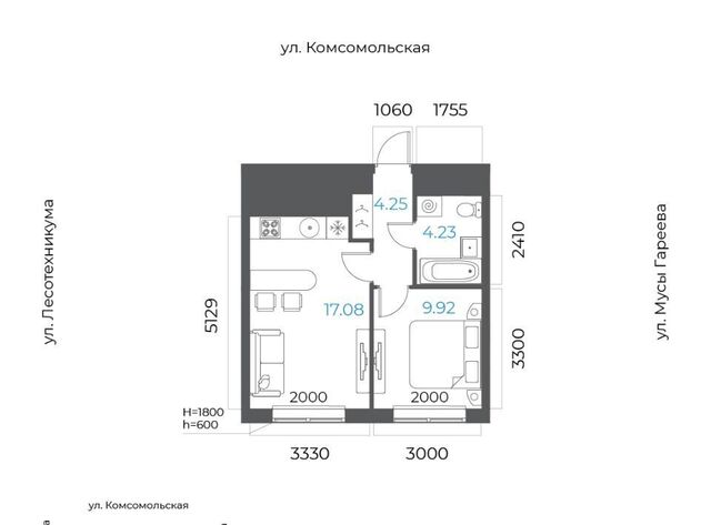 р-н Октябрьский микрорайон Глумилино-2 8-е Небо жилой комплекс фото