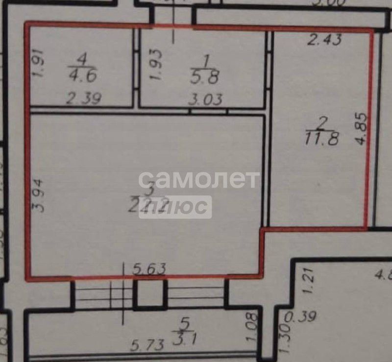 квартира г Чита р-н Ингодинский 1-й мкр-н, 33 фото 8