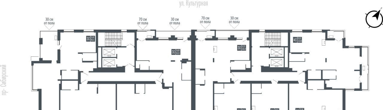 квартира г Барнаул р-н Октябрьский Опера Резиденс жилой комплекс, БС 3 фото 1