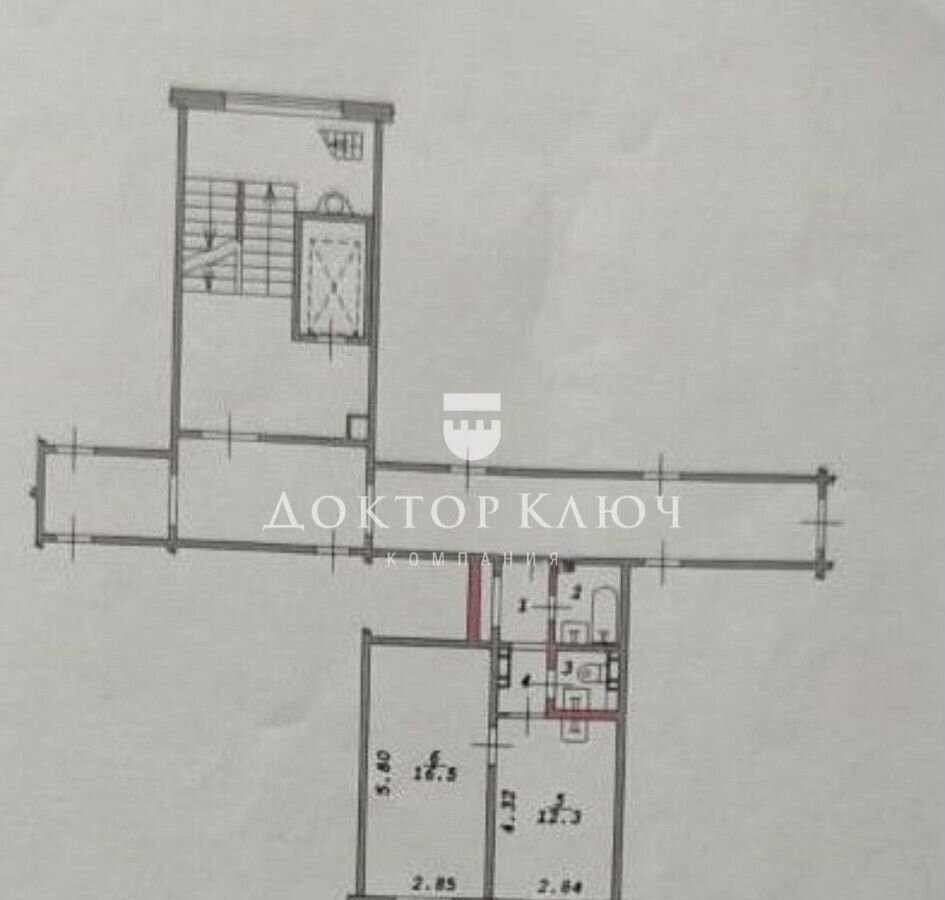 квартира г Новосибирск р-н Октябрьский Золотая Нива ул В.Высоцкого 52/1 фото 18