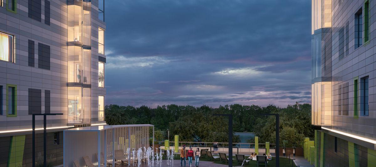 квартира г Астрахань р-н Ленинский ул Аршанская ЖК «Камертон» фото 4