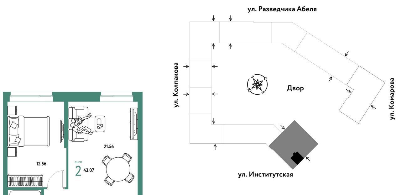 квартира г Мытищи Страна. Парковая жилой комплекс, Медведково фото 1