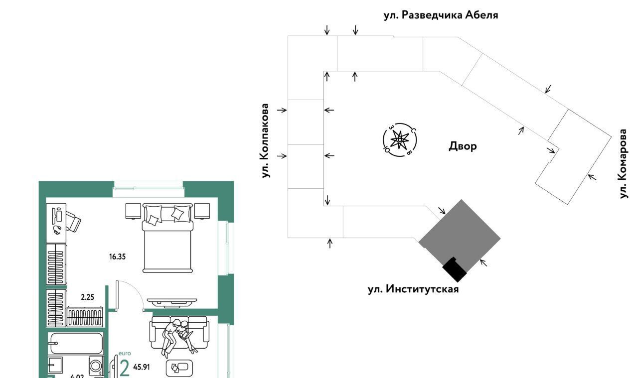 квартира г Мытищи Страна. Парковая жилой комплекс, Медведково фото 1