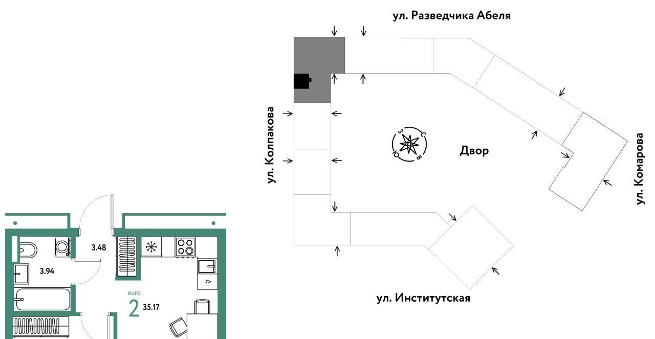 квартира г Мытищи Страна. Парковая жилой комплекс, Медведково фото 1