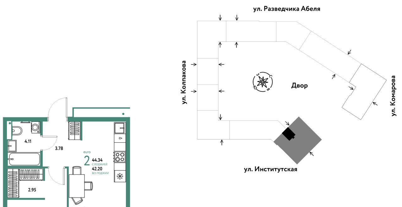 квартира г Мытищи Страна. Парковая жилой комплекс, Медведково фото 1