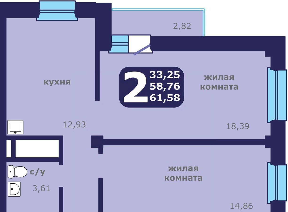 квартира г Красноярск р-н Ленинский ул Шевченко 1 фото 1