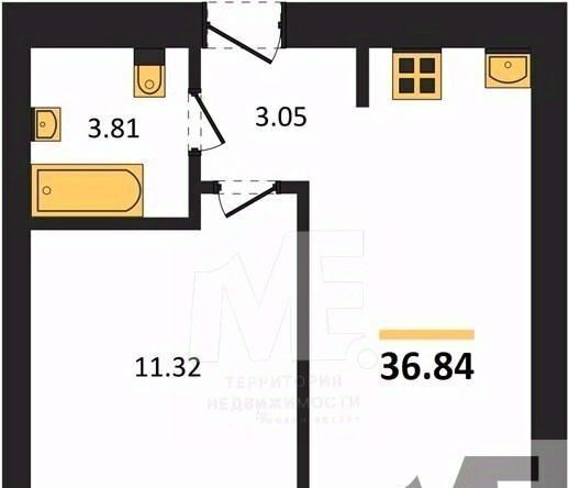 квартира г Калининград р-н Ленинградский ул Героя России Катериничева фото 1