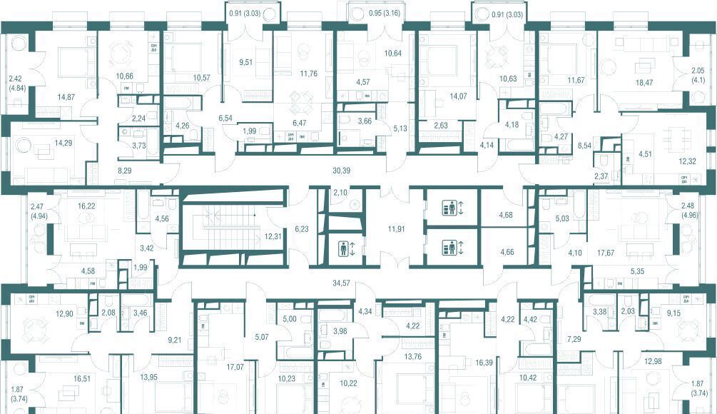 квартира г Одинцово ул Северная 4а Жилой мкр. «Одинбург» Одинцово фото 2