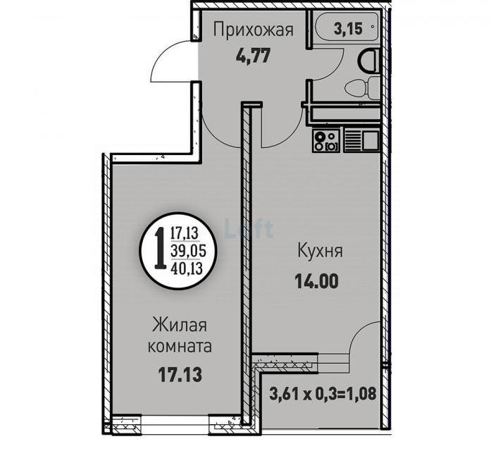 квартира г Краснодар р-н Прикубанский ул Круговая 4в/5 ЖК «Цветы» Краснодар городской округ фото 1