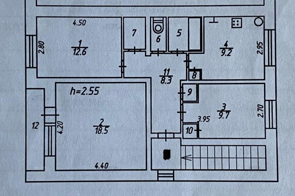 квартира р-н Ферзиковский с Грабцево ул Юбилейная 1 фото 2