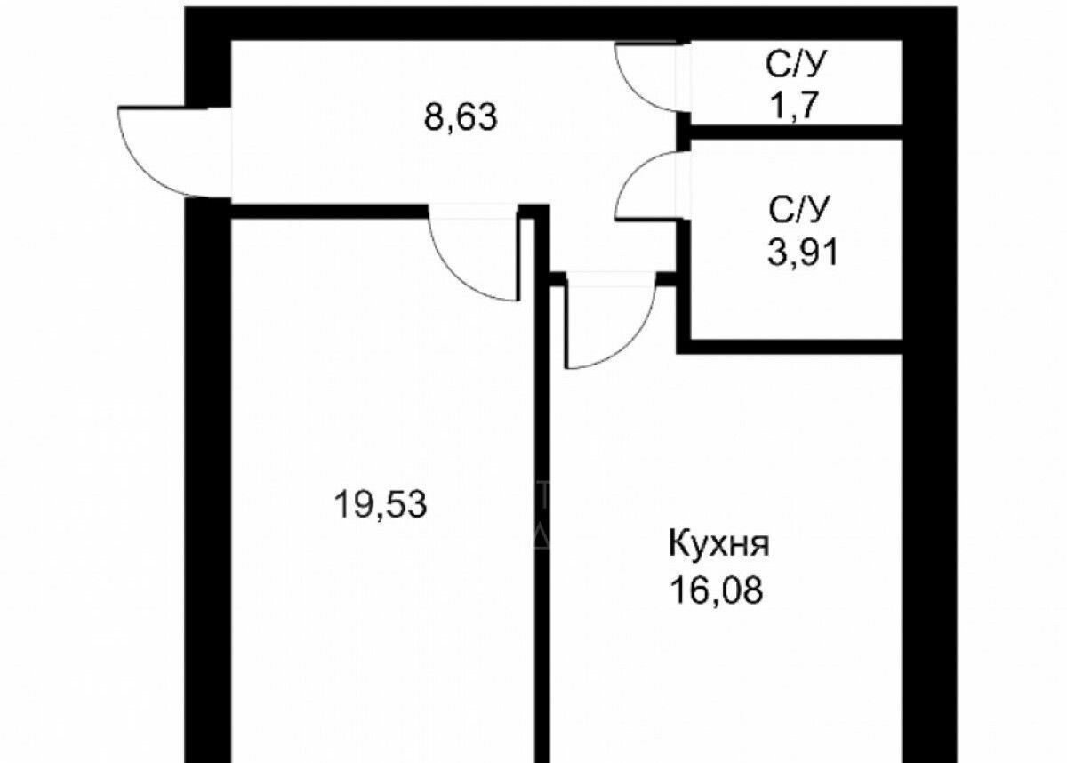 квартира г Тюмень р-н Калининский ул Пролетарская 109 фото 2