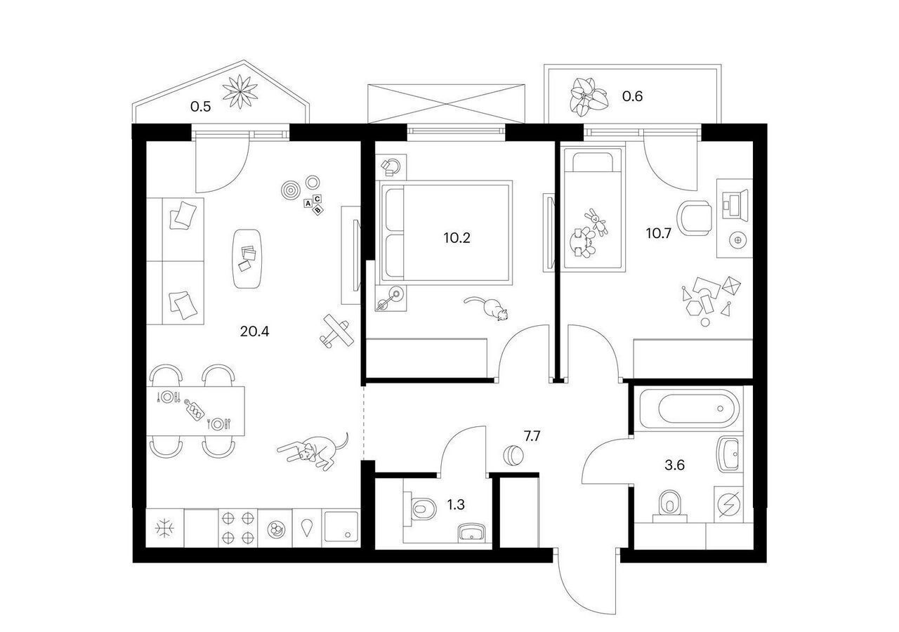 квартира г Москва метро Озерная ул Никулинская з/у 33 А/Б, корп. 4. 4 фото 1