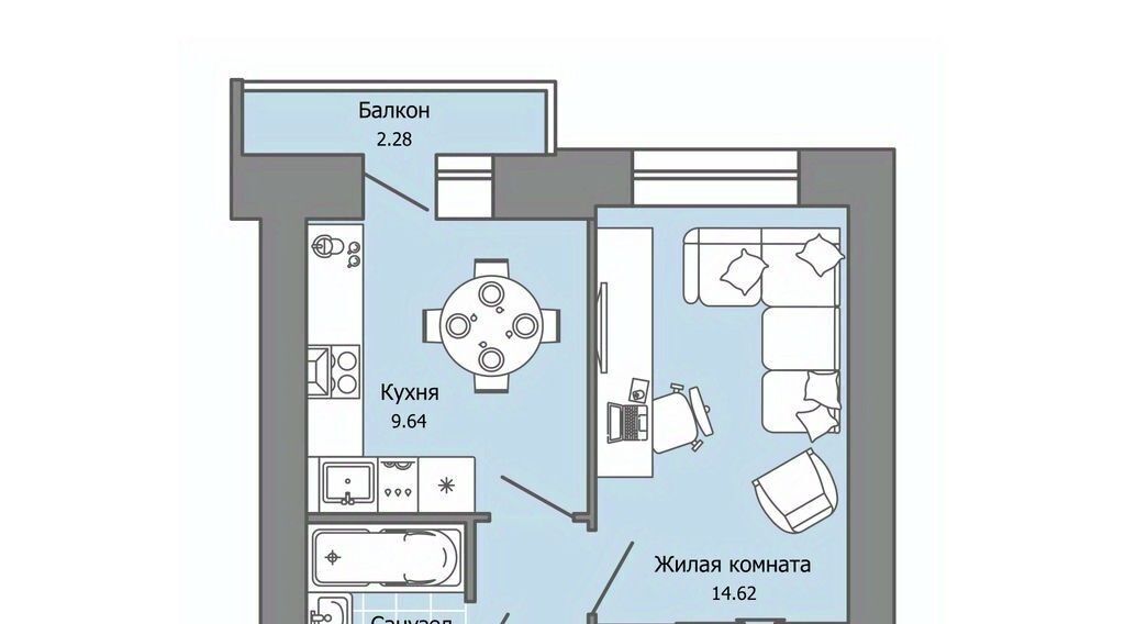 квартира г Пермь р-н Дзержинский ул Дзержинского 35а фото 1