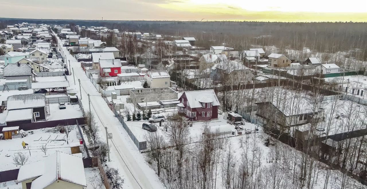 земля р-н Всеволожский д Старая Мурманское шоссе, 7 км, Колтушское городское поселение, массив Соржа-Рыжики, коттеджный пос. Рыжики, Соломенная ул фото 3