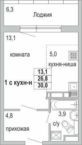 квартира р-н Нижнекамский г Нижнекамск Жилой комплекс Время фото 4