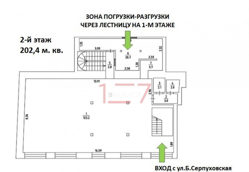 свободного назначения г Москва метро Добрынинская ул Большая Серпуховская 8/7с 2 фото 7