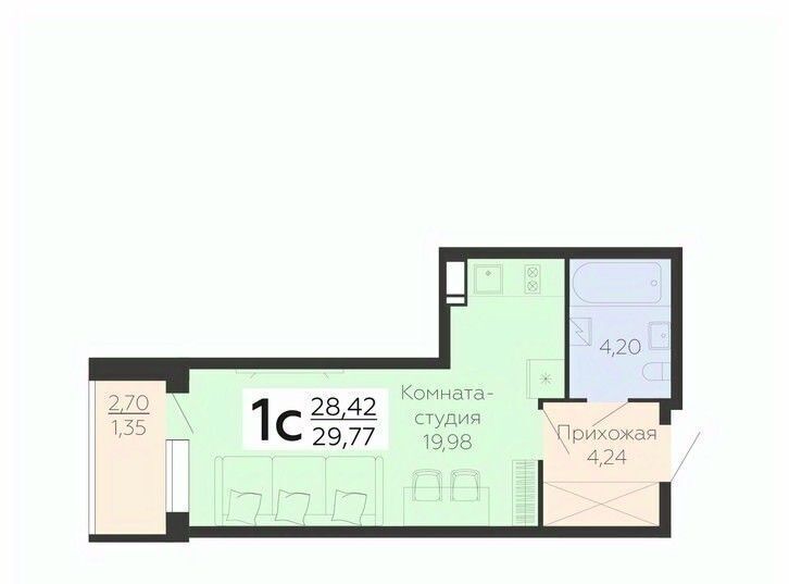 квартира г Воронеж р-н Коминтерновский ул Независимости 78к/3 фото 1