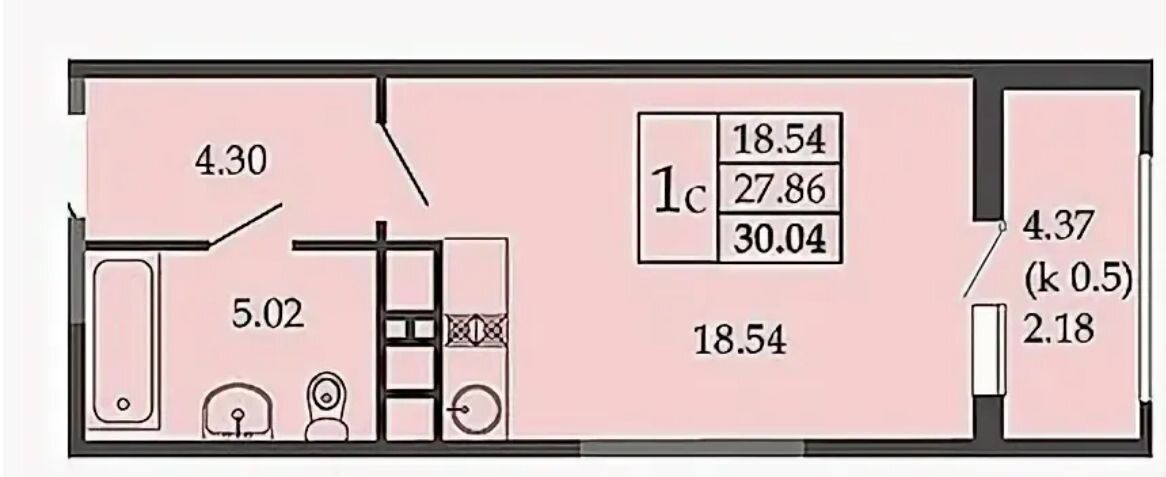 квартира г Краснодар п Знаменский ул Природная 10б р-н Карасунский фото 2