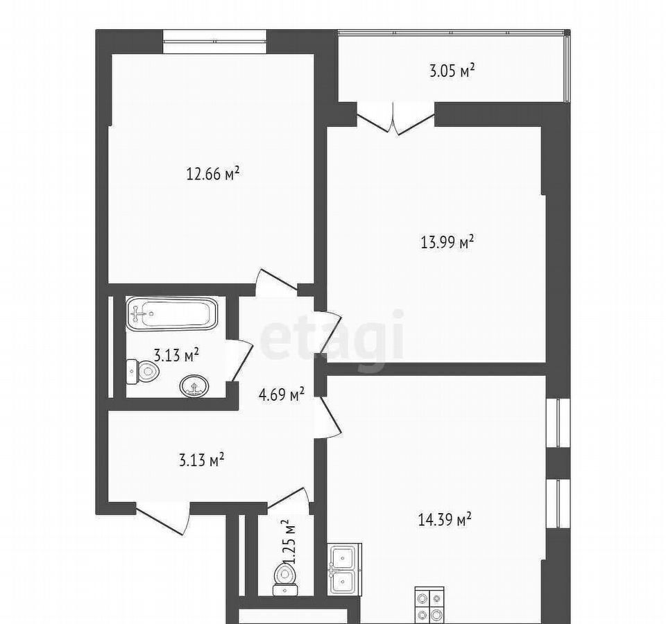 квартира г Красногорск ул Тенистых Аллей 3к/2 Москва, Строгино фото 27