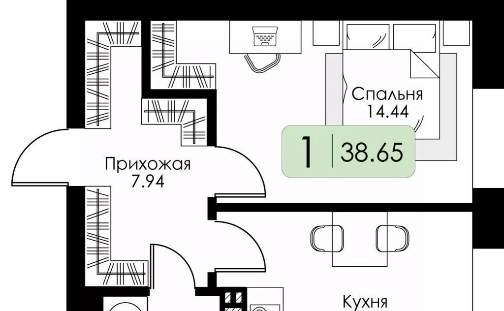 квартира г Тверь р-н Московский ул Коминтерна 95к фото 2
