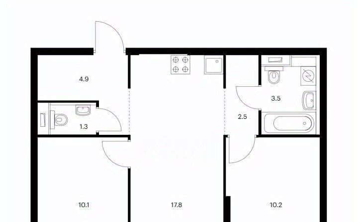 квартира г Москва метро Коломенская Второй Нагатинский к 5 фото 1