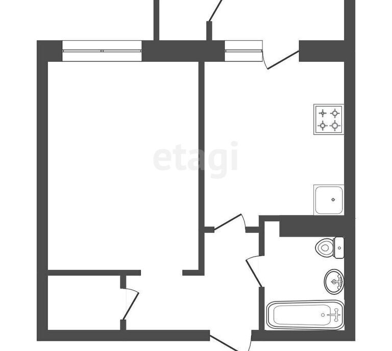 квартира г Красноярск р-н Советский ул Авиаторов 23 фото 11