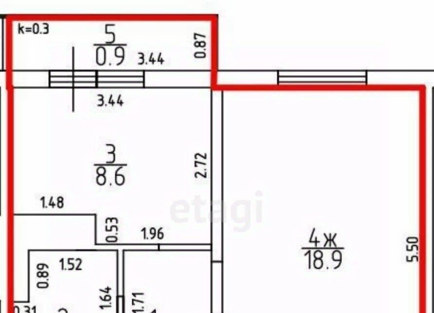 квартира г Калининград р-н Московский ул Черниговская 19а ЖК «Черниговский» фото 25