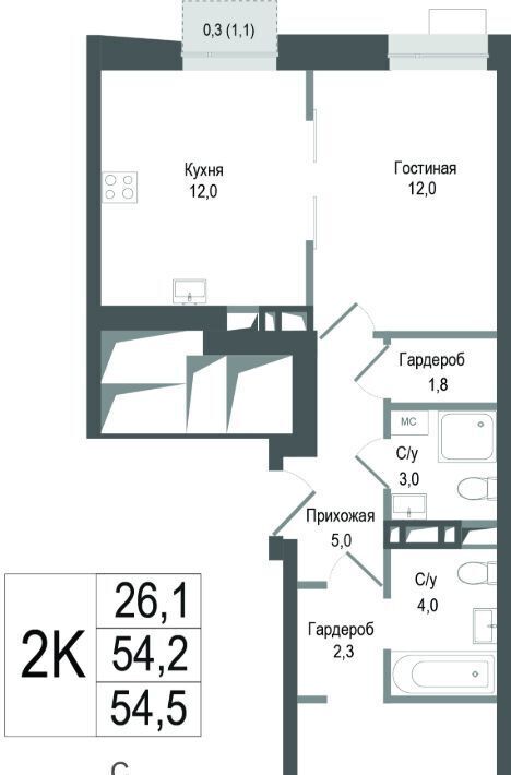 квартира г Королев мкр Первомайский Гольяново фото 1