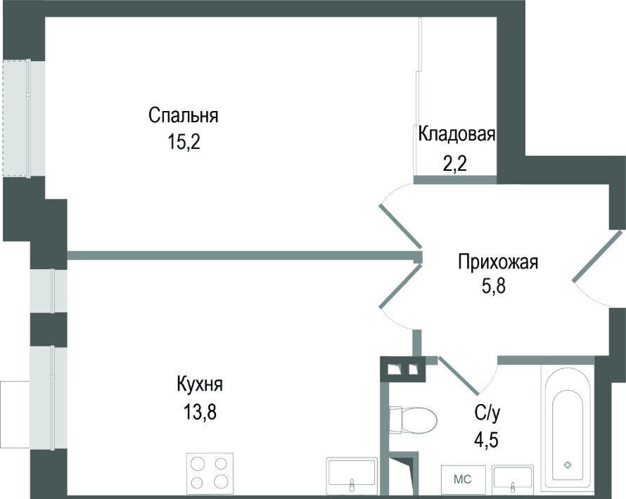 квартира г Королев мкр Первомайский Гольяново фото 1