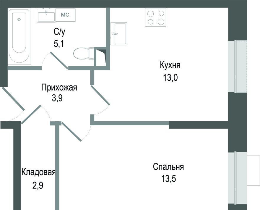 квартира г Королев мкр Первомайский Гольяново фото 1