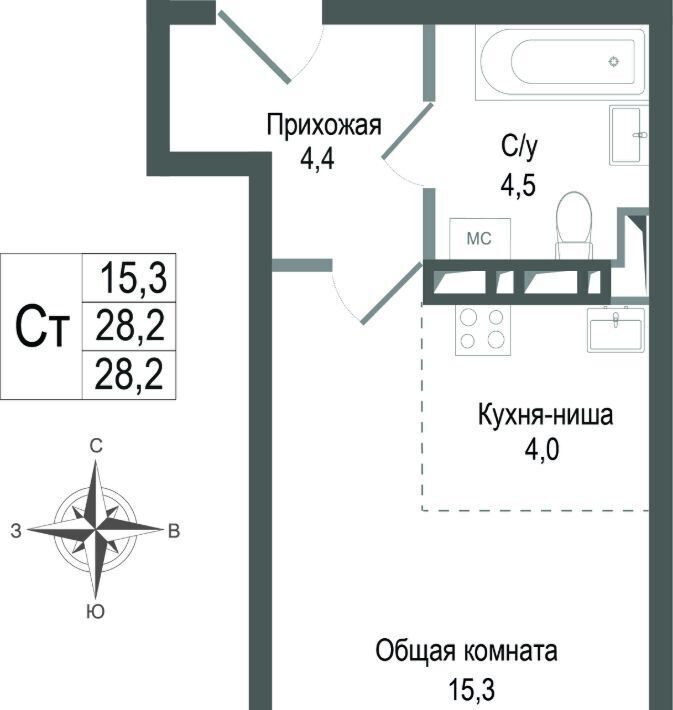 квартира г Королев мкр Первомайский Гольяново фото 1